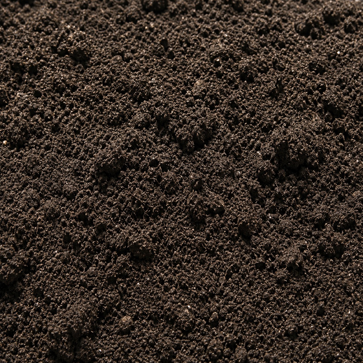 Topsoil material close-up